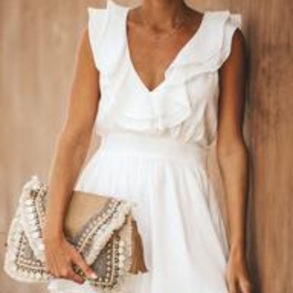 Moonshine Ruffle Romper - Small